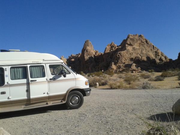 Indian Cove cg. Joshua Tree National park.view from campsite Memorial day 2015