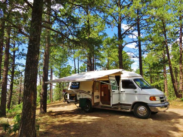 Stuck above Santa Fe for three days off forest road (jeep trail) 404 with boiled brake fluid