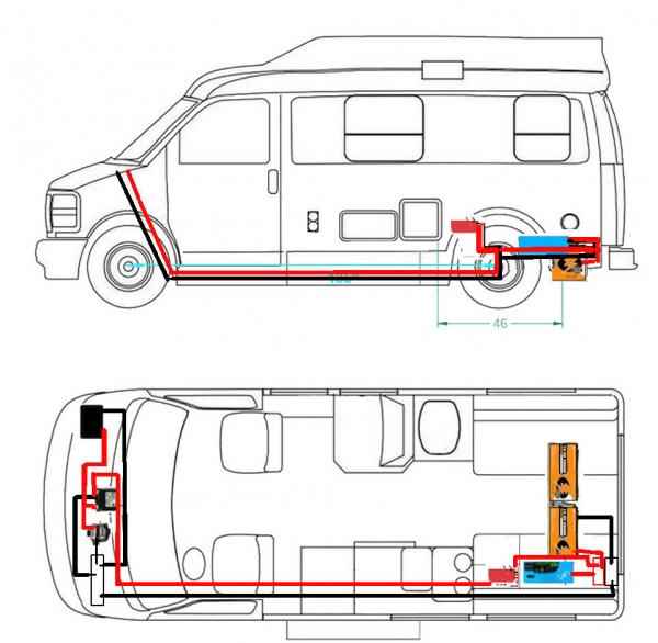 RT170  UNDER CHASSIS BANK+B2B