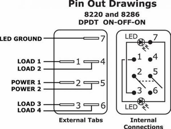 BLUE SEAS SWITCH DPDT