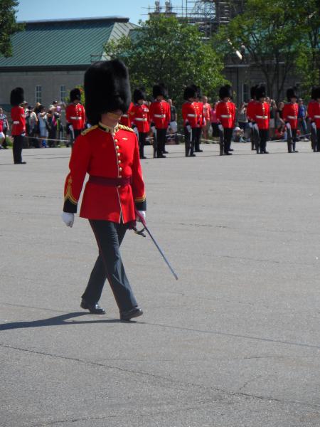 Changing of the Guard at Quebec City.