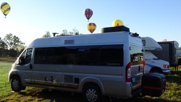 Carolina Balloon Festival, having a good time.  First trip out and it was 3 days of dry camping.