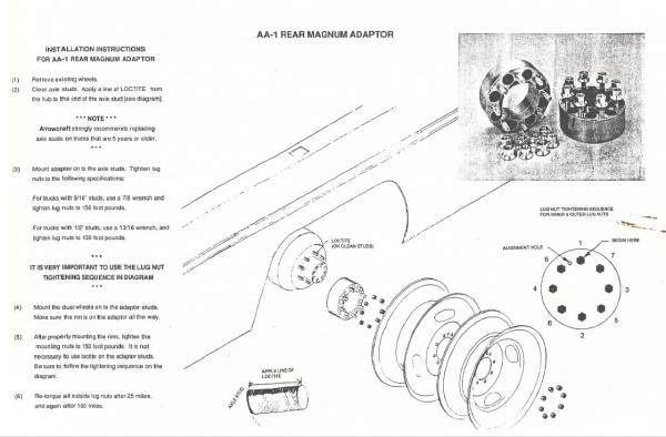 Xplorer 230 xlw rear wheel spacers   2